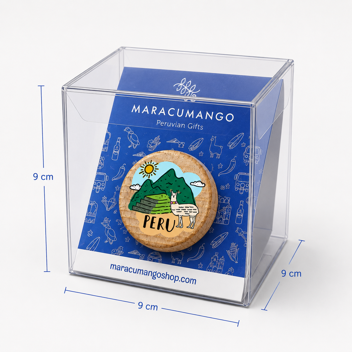 Tapón de madera Machu Picchu