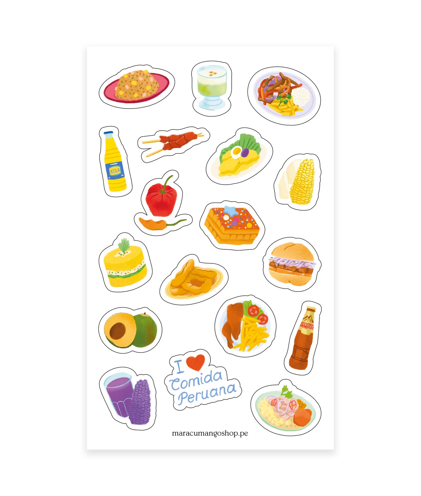 Stickers Comida Peruana