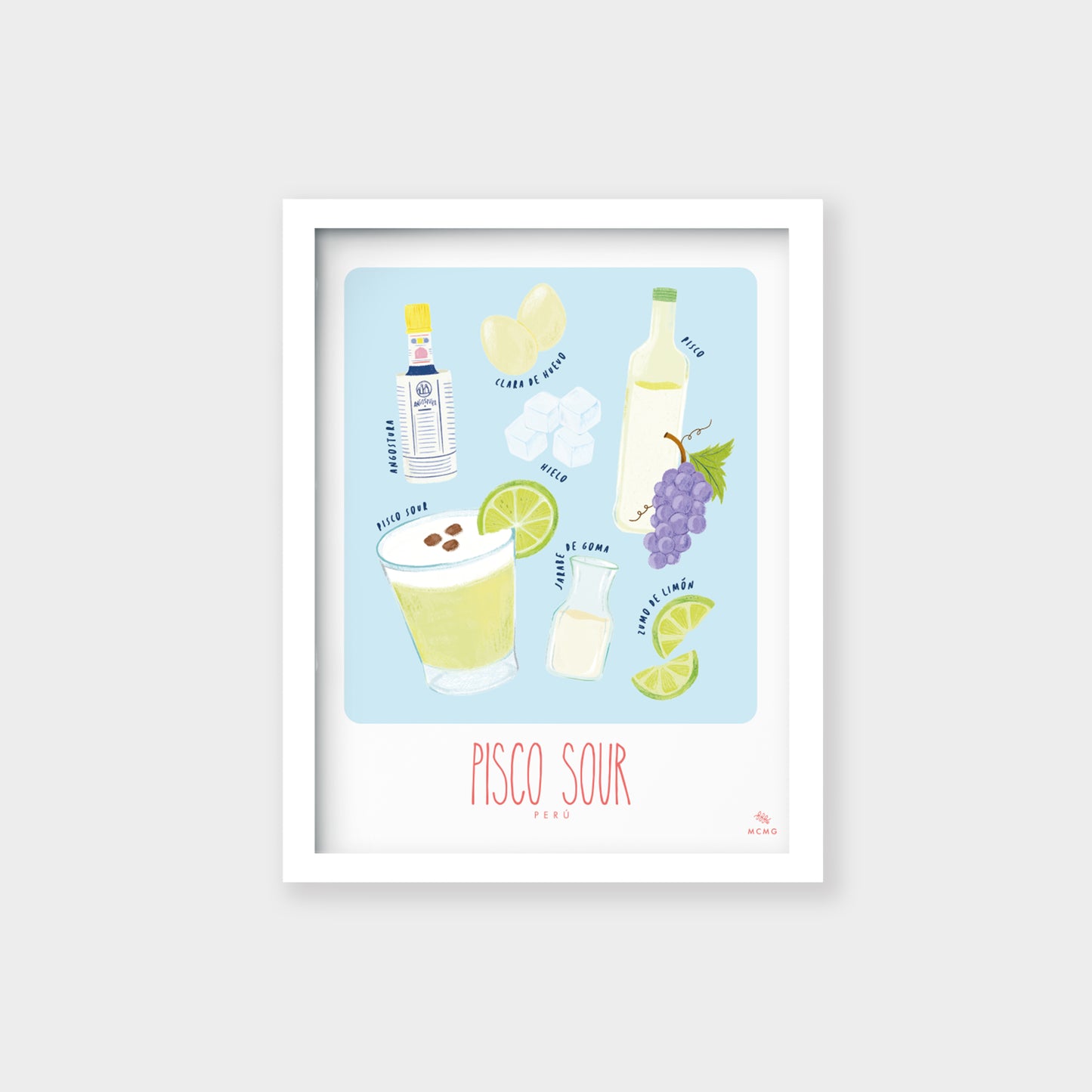 Art Print Pisco Sour