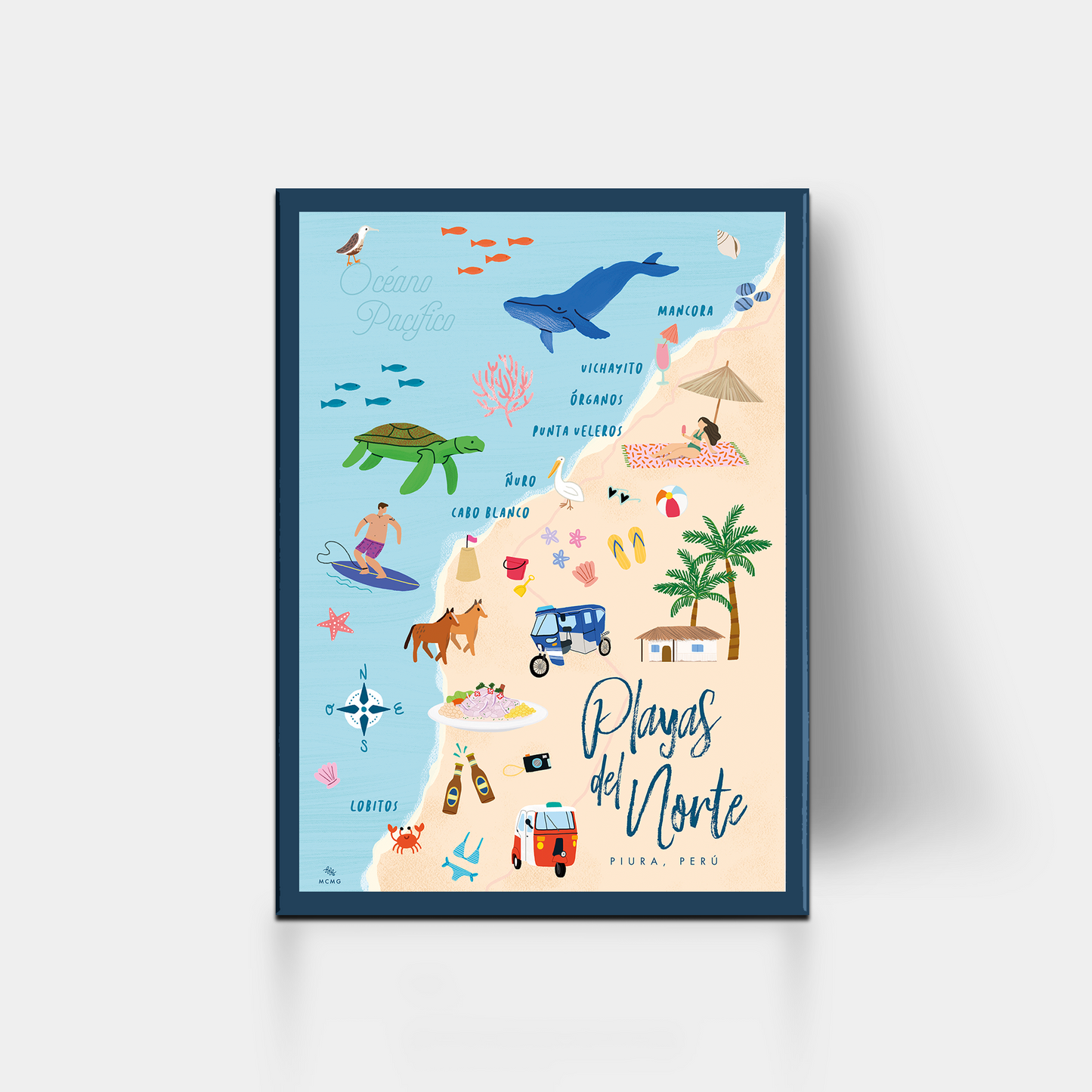 Art Print Playas del Norte