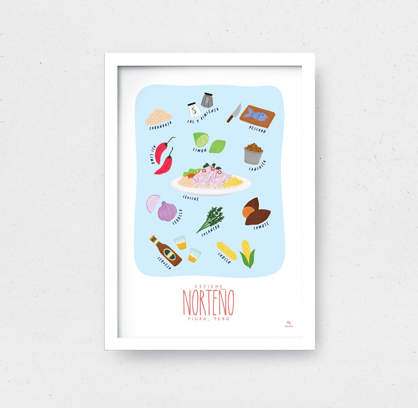 Art Print Ceviche Piurano