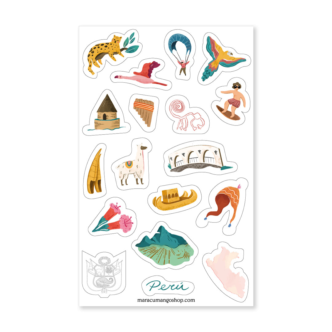 Stickers Así es mi Perú