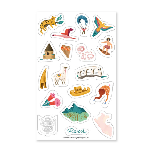 Stickers Así es mi Perú