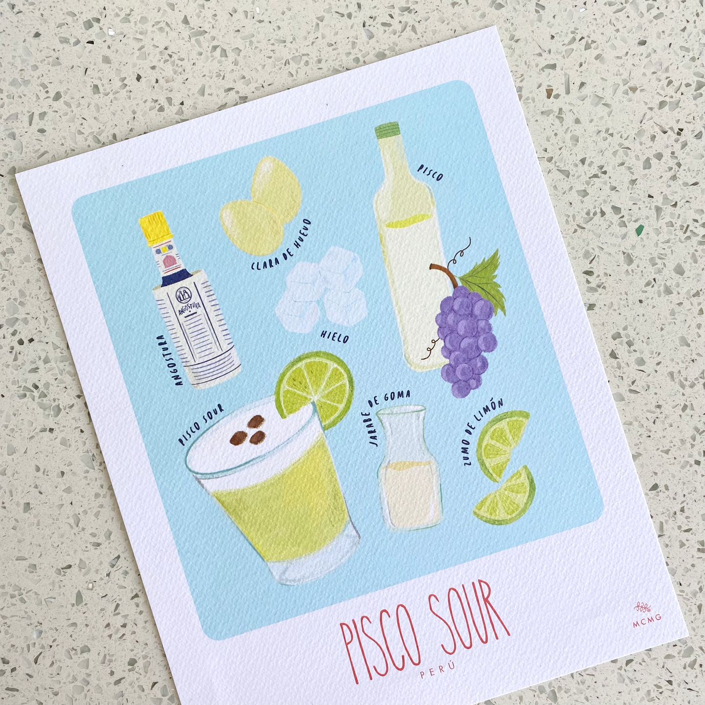 Art Print Pisco Sour