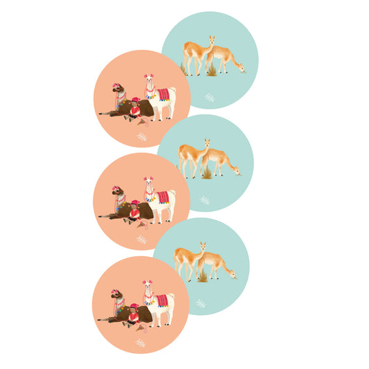 Pack de Posavasos Animales Andinos