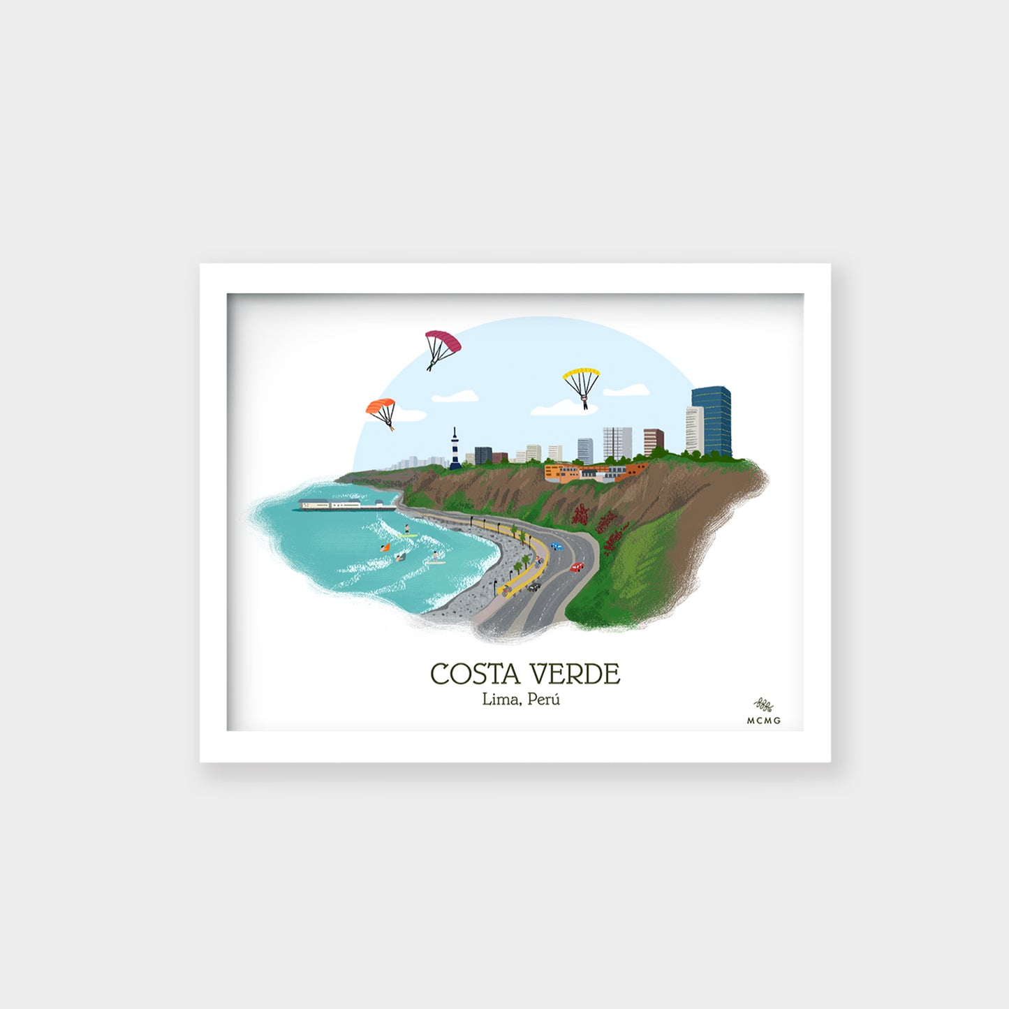 Art Print Costa Verde
