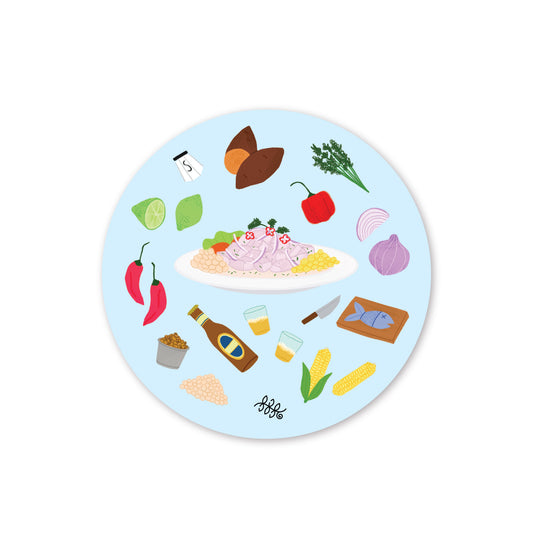 Posavasos Ceviche Piurano