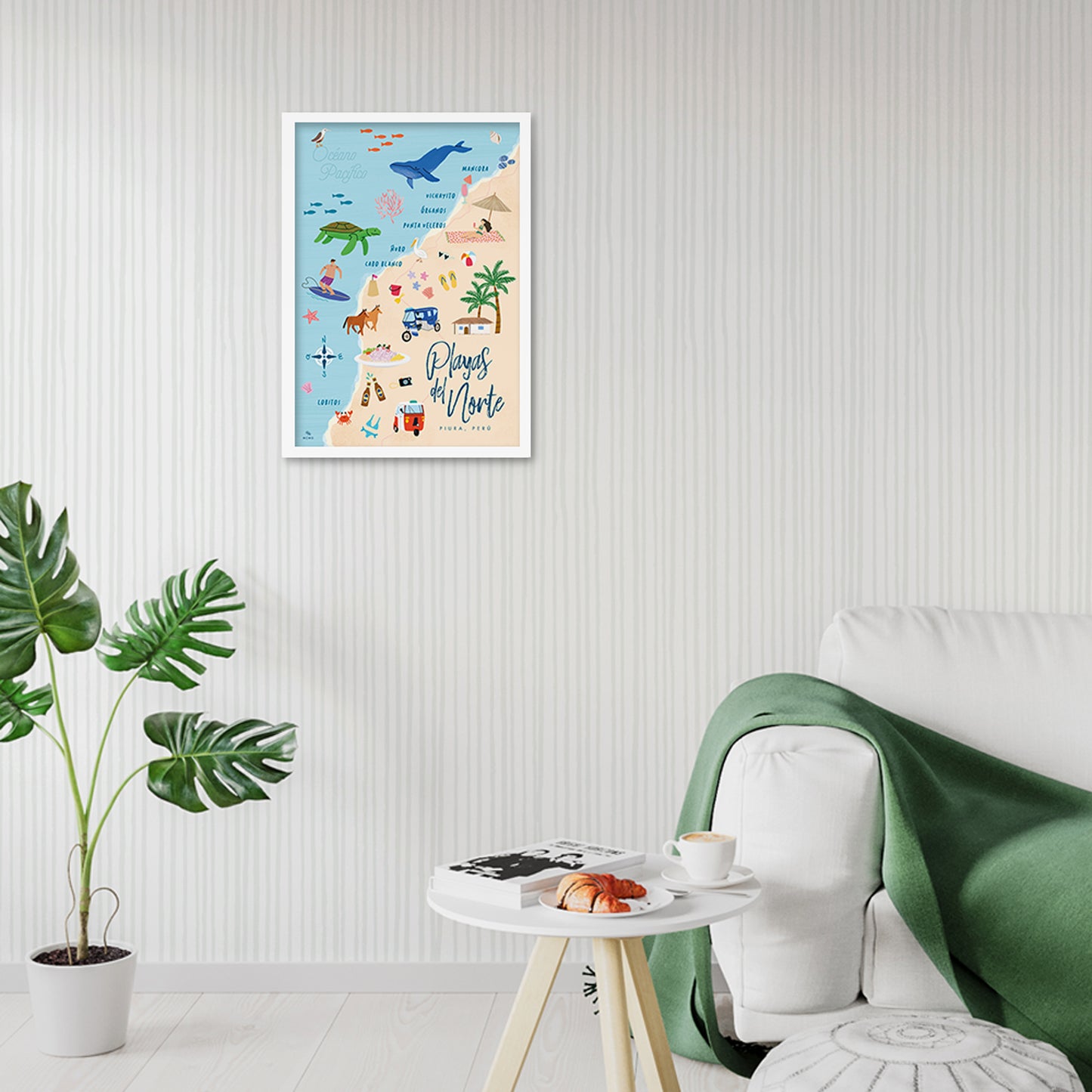 Art Print Playas del Norte