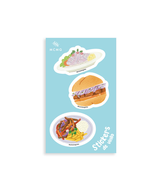 Stickers de Vinilo Sabores Peruanos