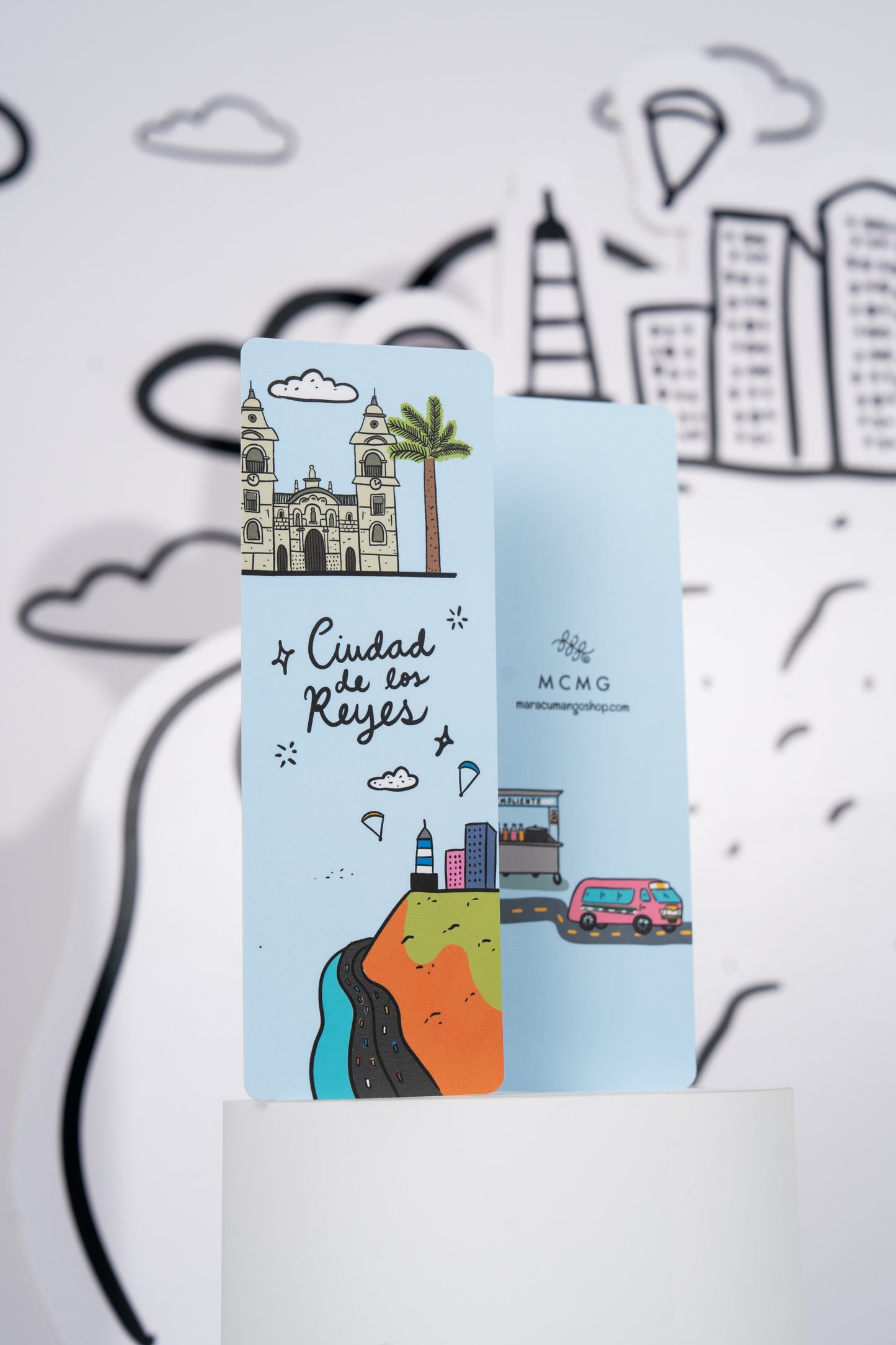 Separador de libros Ciudad de los Reyes