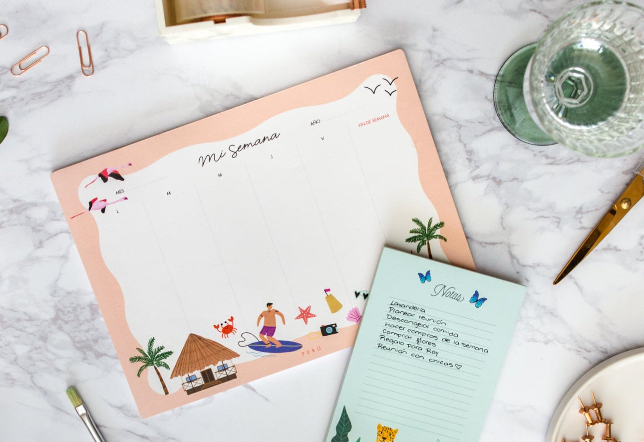 Planner Semanal Costa del Pacífico