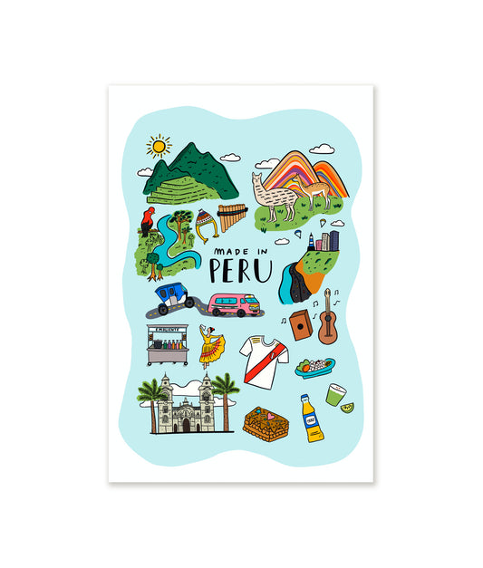 Postal Made in Peru
