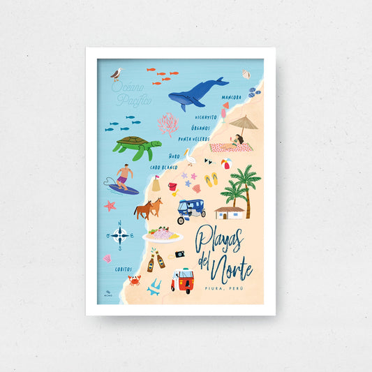 Art Print Playas del Norte