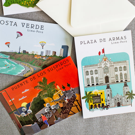 Pack de Postales Lima Capital